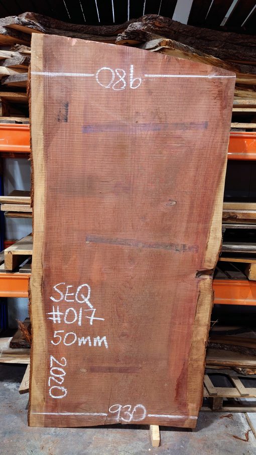 Sequoia live edge plank #017
