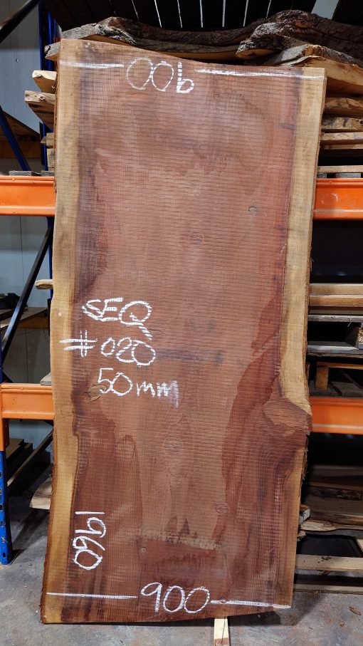 Sequoia live edge plank #020