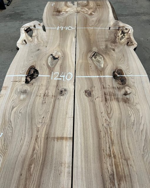 Elm book matched pair